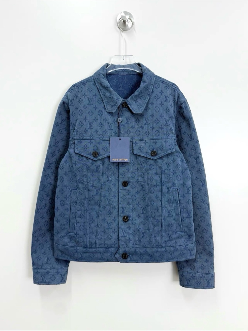 Louis Vuitton Indigo Monogram Denim Jacket - Men's